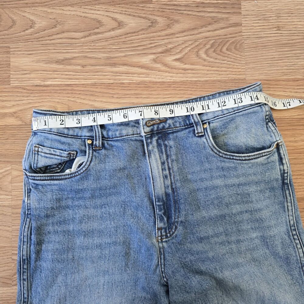 Evereve KUT from the Kloth Melissa High Rise Straight Leg Jeans Sz 6 Light Wash - Picture 9 of 11